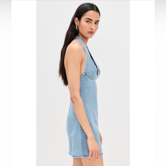 Free People Trevi Denim Mini Dress - Picture 4 of 6
